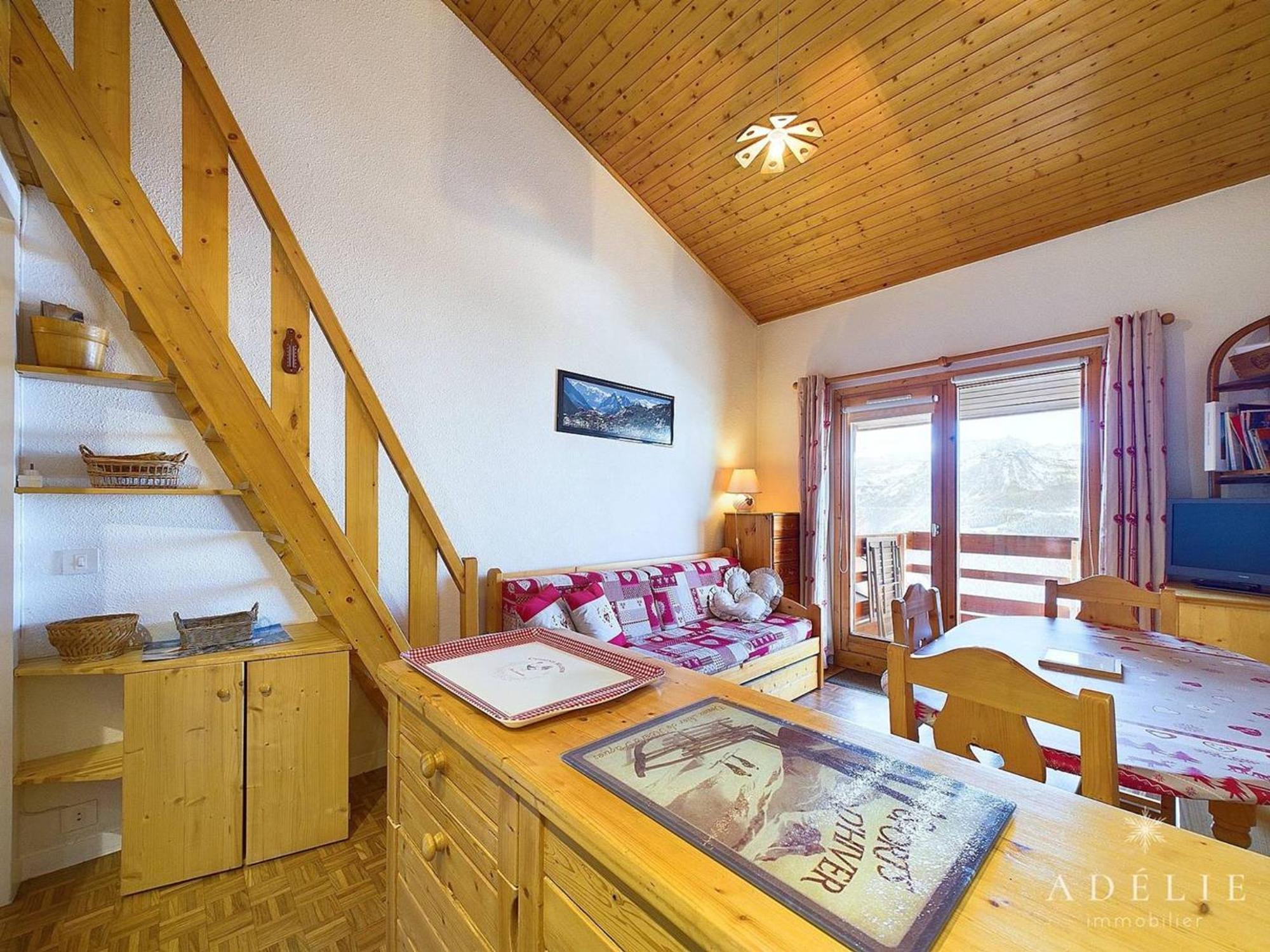 Studio Cabine Et Mezzanine Pour 4 Pers A Montvalezan-La Rosiere - Fr-1-398-550 Kültér fotó